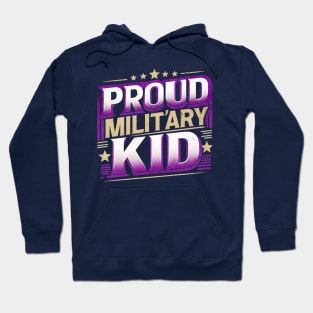 Proud military kids Strength Through Adversity Hoodie